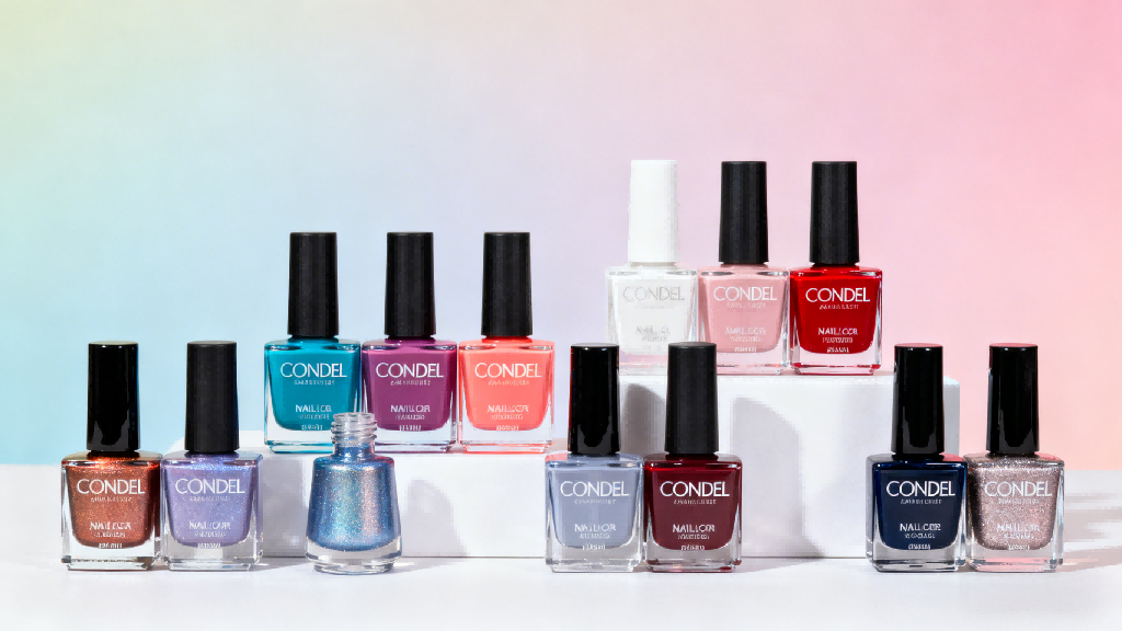 Different-colors-of-gel-nail-polish-base-polish-top-polish-etc.